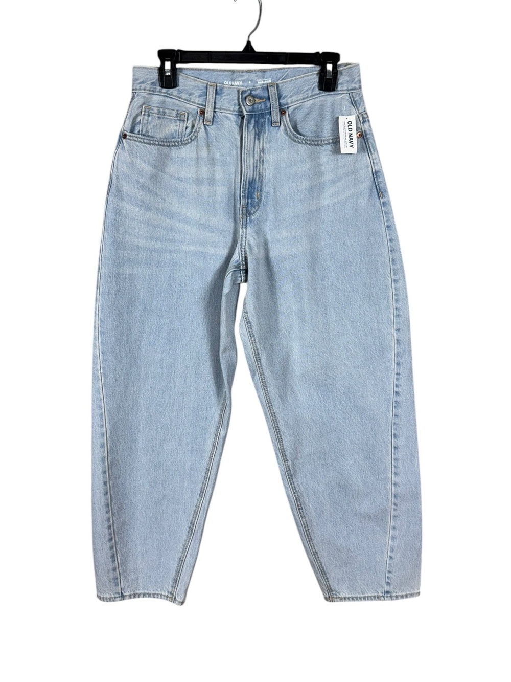 Old Navy Womens Balloon Barrel Jeans Size 8 Y2K Baggy Streetwear Festival New